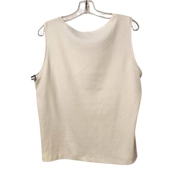 Ivory Ribbed Tank Top - Picture 2 of 6